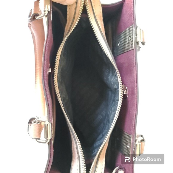 Steve Madden Crossbody Bag Purse Handbag Pink Blush Pebbled Logo - Picture 8 of 16
